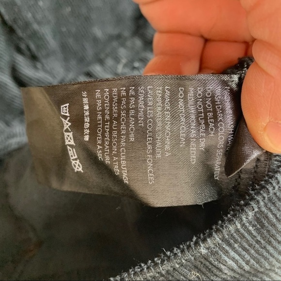 BDG Black Corduroy Snap Button Down Skirt - Picture 11 of 11